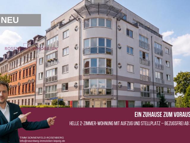 Bezugsfrei ab 2027: Helle 2 Zimmer Wohnung mit Aufzug, Stellplatz und Wohnkomfort in Möckern sichern
