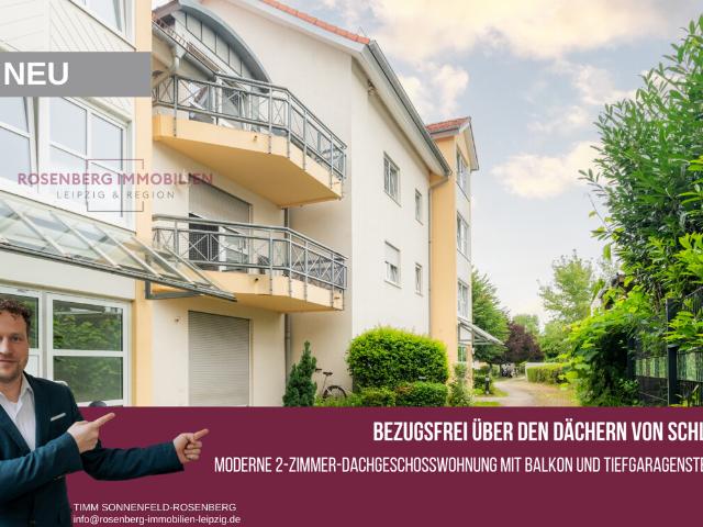 Bezugsfrei* Dachgeschoss Charme in Schleußig – 2 Zimmer Wohnung mit Balkon & Stellplatz