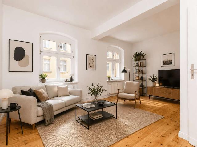 Bezugsfrei im Kollwitzkiez: Charmante 1 Zimmer Altbauwohnung