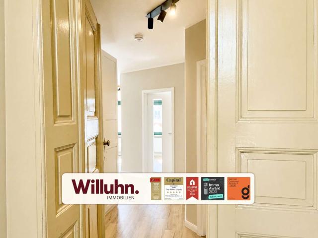 Bezugsfrei | 2022 hochwertig modernisiert | 1Zi. Wohnung Gohlis Süd