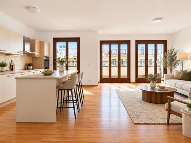 Bezugsfreie 5 Zimmer Wohnung mit großzügigem Balkon in der Nähe der Fischerinsel