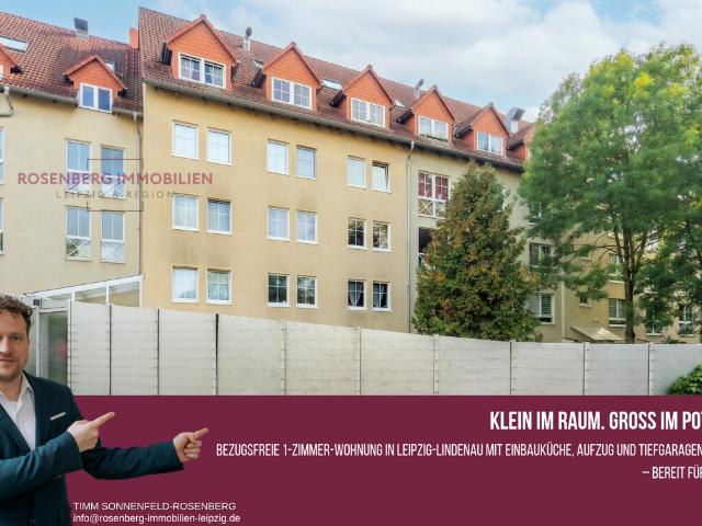 Bezugsfreie 1 Zimmer Wohnung mit Gestaltungspotenzial, Aufzug & TG Stellplatz in Leipzig Lindenau!