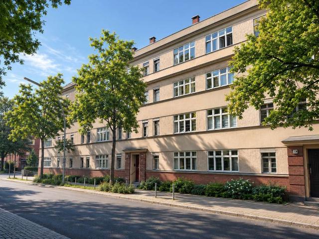 Bezugsfreie 2 Zimmer Altbauwohnung mit verglaster Loggia viel Gestaltungspotenzial, Denkmalschutz