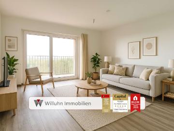 Neubauwohnung l Schöner Westbalkon l Fußbodenheizung