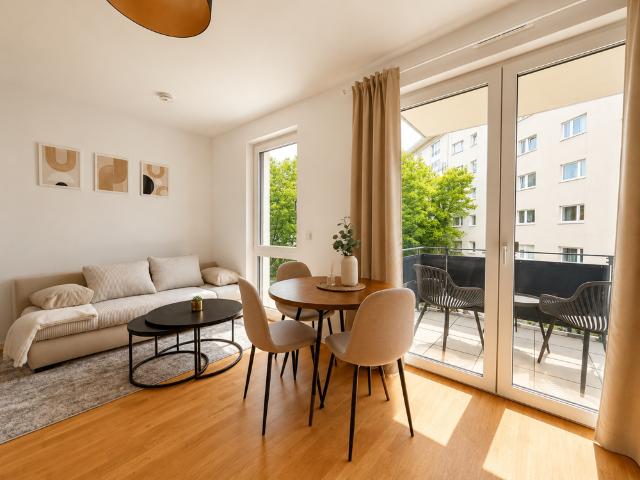 Bezugsfreies 1 Zimmer Neubauapartment mit Balkon nahe Volkspark Humboldthain