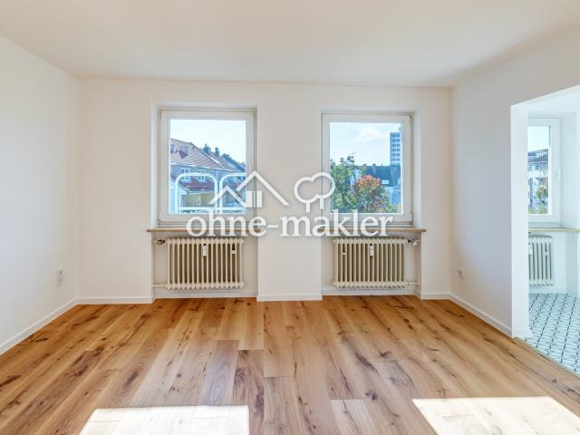 Bezugsfreies helles Apartment nähe Tegernseer Platz mit Blick ins Grüne
