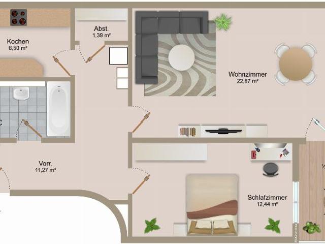 Bezaubernde 2 Zimmer Wohnung Dahoam is Dahoam