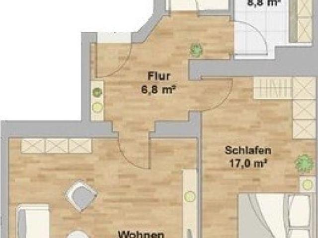 Bezaubernde Wohnung mit Einbauküche und Balkon!