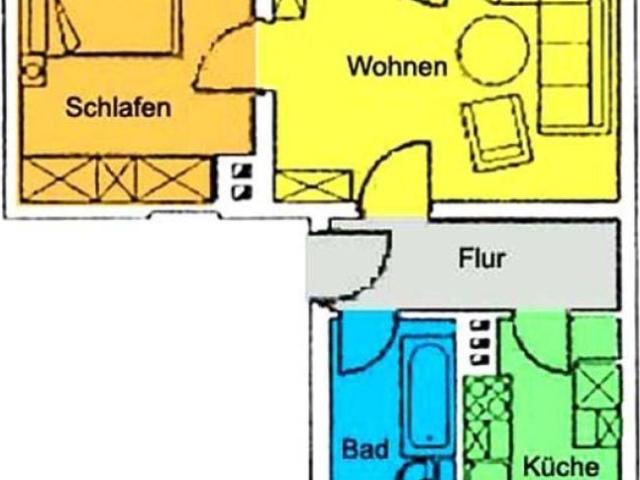Bezaubernde Wohnung mit großem Balkon in ruhiger Lage!