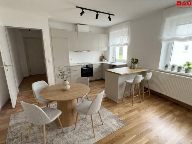 bezaubernde wohnung mitten im grünen hervorragende infrastruktur äußerst praktischer schnitt bietet flexible nutzungsmöglichkeiten preiswert und sofort verfügbar!