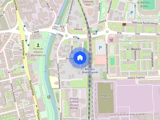 Bezczynszowe 2 pokojowe mieszkanie w centrum B B!
