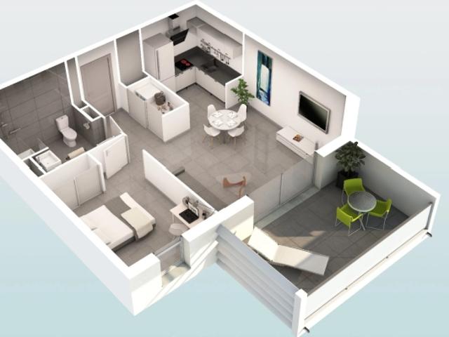 BÉZIERS, appartement à vendre, 2 pièces, 46 m²