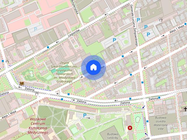 Bezpośrednio 3 pokojowe z balkonem centrum Al. 1 Maja