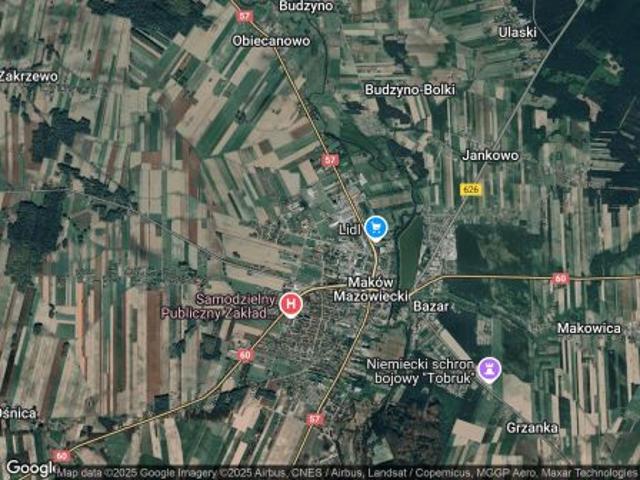 Bezpośrednio, Maków Mazowiecki, ul. Ciechanowska, 72 m² Mieszkanie