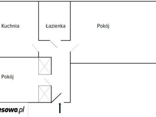 Bezpośrednio, Pionki, ul. Juliusza Słowackiego, 45 m² Mieszkanie