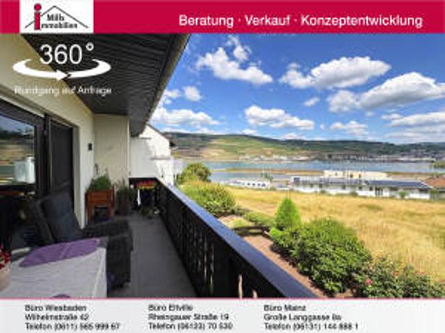 Bingen Am Rochusberg: Großzügiges Einfamilienhaus mit traumhaftem Rheinblick in Premiumlage