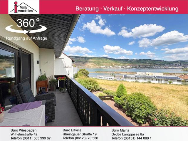 Großzügiges Einfamilienhaus mit traumhaftem Rheinblick in Premiumlage