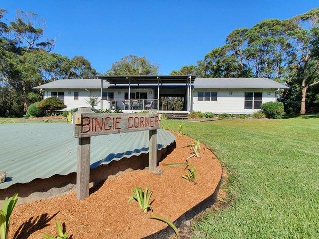 Bingie Corner Fully Furnished Three Pavilion Home on 4 Bush Acres