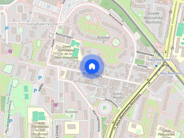 Bielany, Kawalerka dla 1 osoby z tarasem – ul. Bajana dostępna