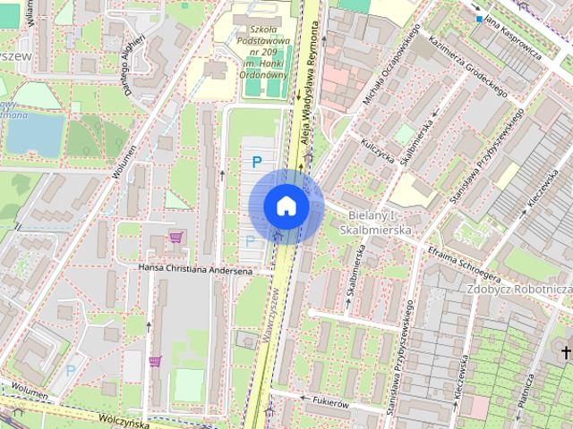 Bielany Reymonta 39m2 2pok. umeblowane 2500 zł