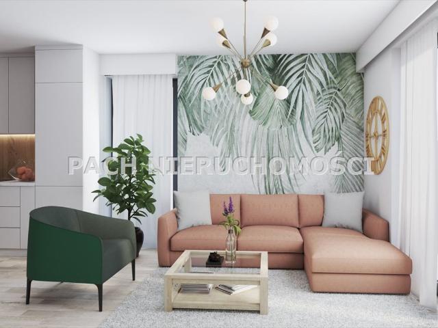 Nowoczesny 2 pokojowy apartament w stanie deweloperskim z garażem
