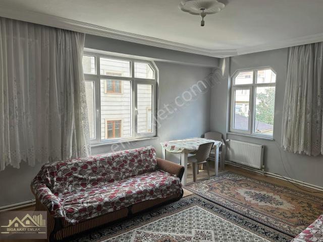 Biga Çarşı Merkez Kurşunlu Camii Yanı Eşyalı 2+1 Kiralık Daire