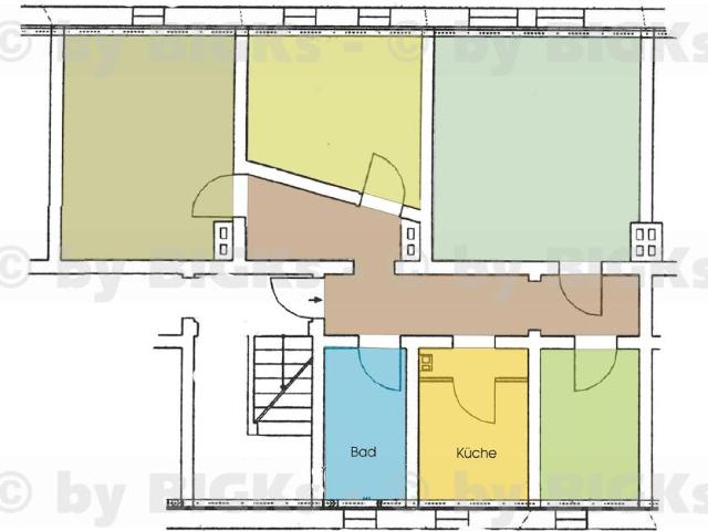 BIGKs: Suhl Lautenberg 4 Raum Wohnung Suhl,sep.Küche,Wannenbad, Balkon