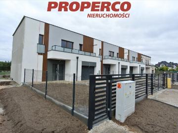 Nowoczesny dom szeregowy 144 m² z garażem i ogrzewaniem podłogowym