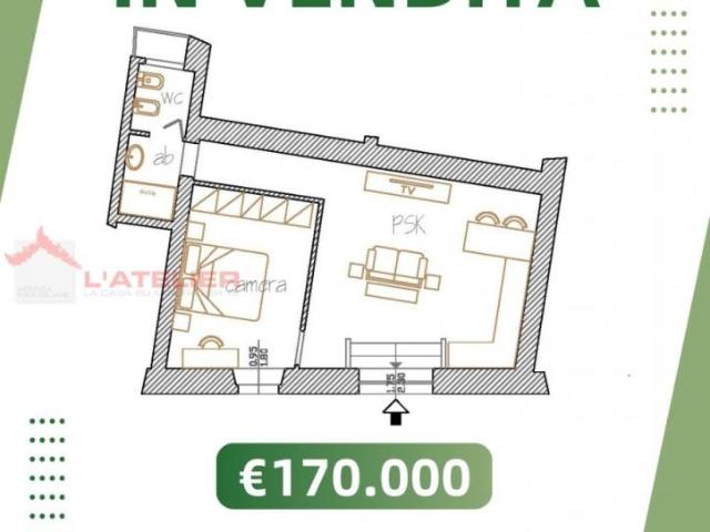 bilocale 55mq