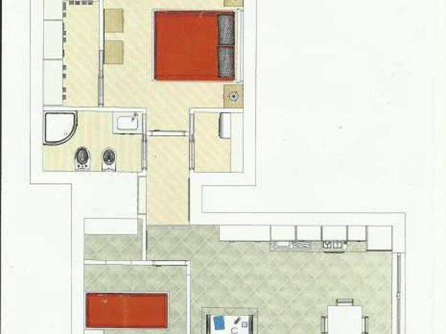 bilocale 65mq