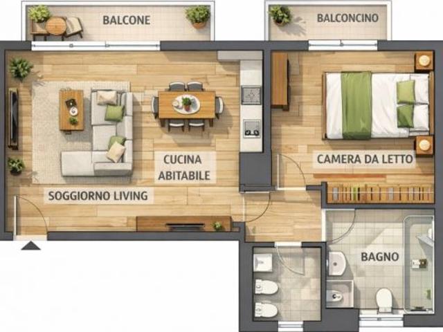 BILOCALE VIA VENTIMIGLIA ZONA OSPEDALI