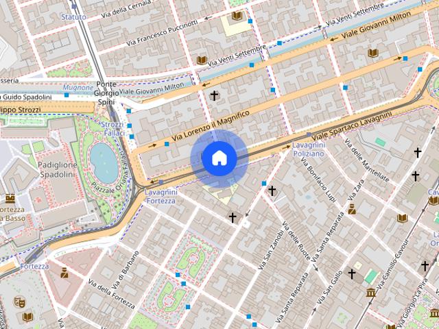 Bilocale a Campo di Marte con balcone libero ora