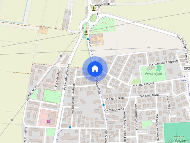 Bilocale arredato a borgosatollo