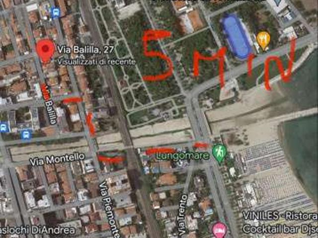 Bilocale arredato con terrazzo Centro
