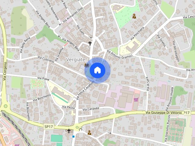 Bilocale arredato con terrazzo e posto auto