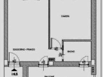 Bilocale arredato con terrazzo Saxarubra, labaro, prima porta