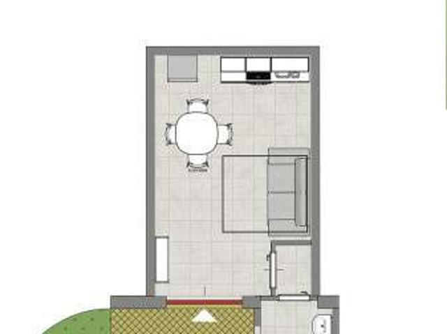 Bilocale arredato con terrazzo Riccione