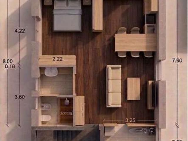 Bilocale arredato con terrazzo Villatora