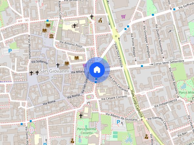 Bilocale con garage e terrazza a Busto Arsizio