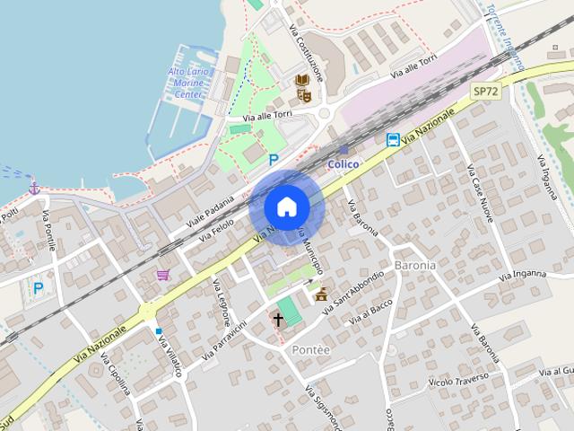 Bilocale con posto auto a Colico