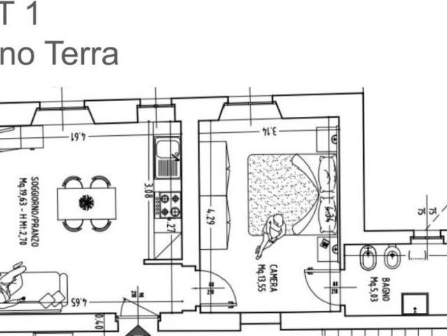 Bilocale in affitto a Branzi via Roma, 14