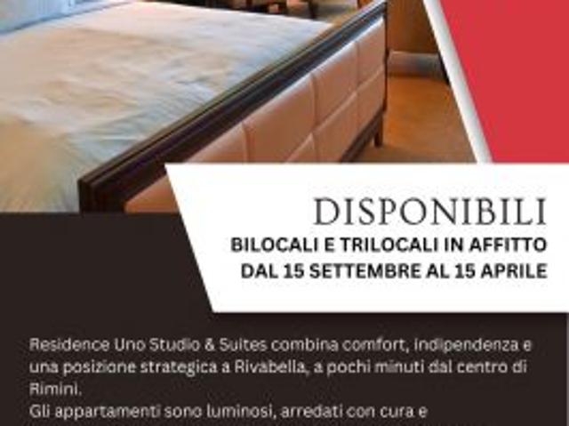 Bilocali in affitto a Rimini da Ottobre ad Aprile