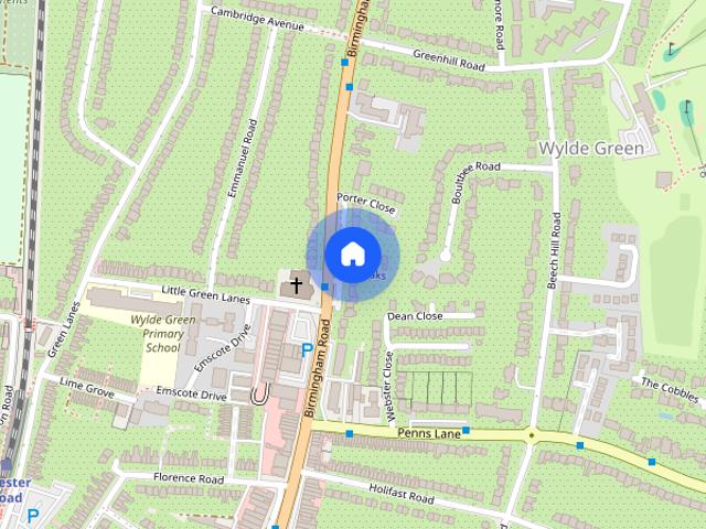 Birmingham Road, Oakhurst Grange, B72