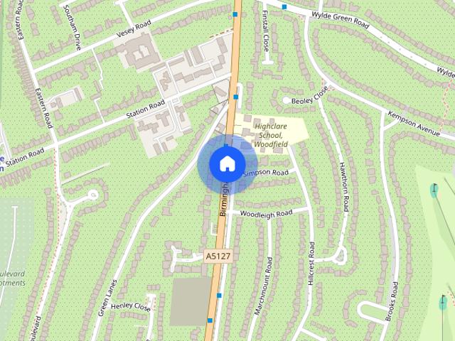 Birmingham Road, Oakhurst Grange, B72