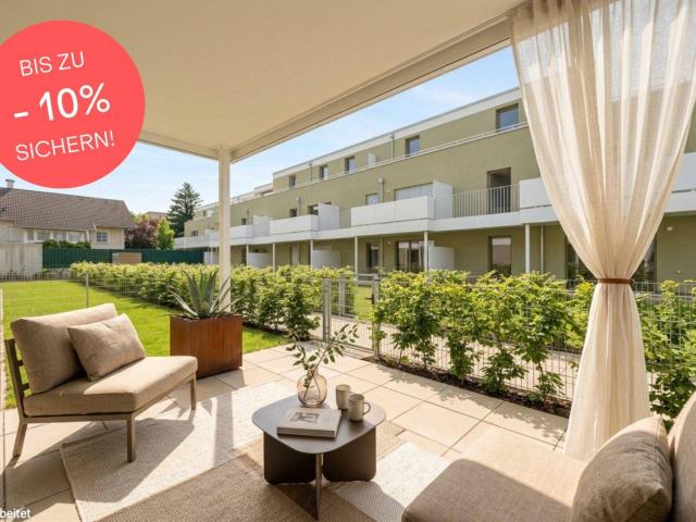 BIS ZU 10% PREISNACHLASS! Durchdachte 3 Zimmer Wohnung | Garten aus allen Räumen begehbar | Große Terrasse | Provisionsfrei