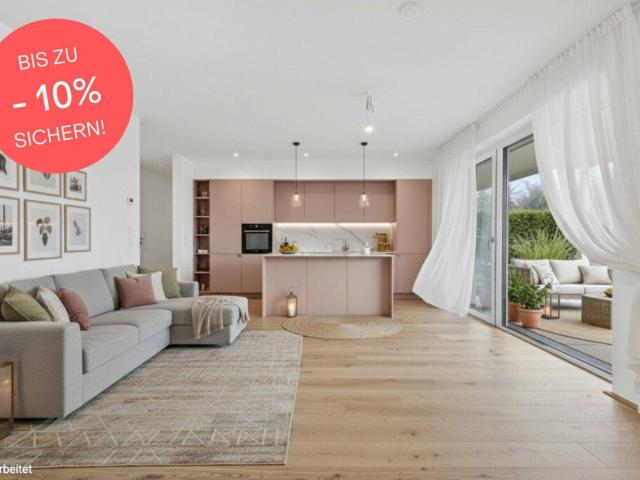 BIS ZU 10% PREISNACHLASS! Ideal geplante 4 Zimmer Wohnung mit viel Privatsphäre | Zwei Bäder | Garten und Terrasse | Provisionsfrei