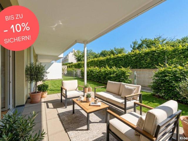 BIS ZU 10% PREISNACHLASS! Ideal geplante 4 Zimmer Gartenwohnung | Zwei Bäder | Viel Privatsphäre | Provisionsfrei