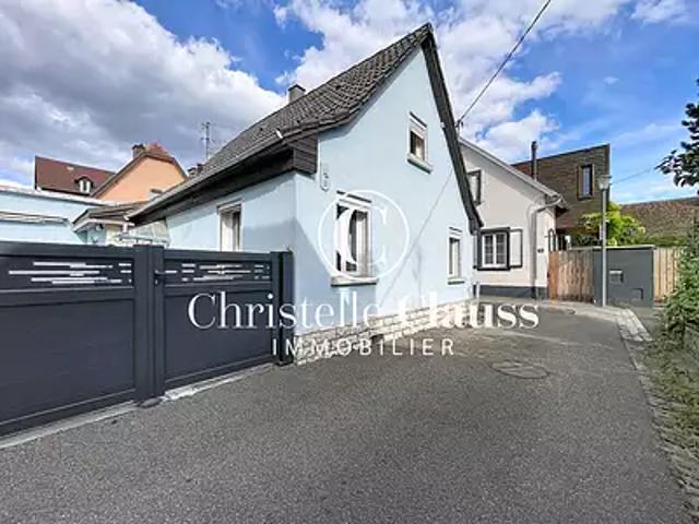 Bischheim 67800 Achat / Vente maison 3 pièces t3 jardin cave