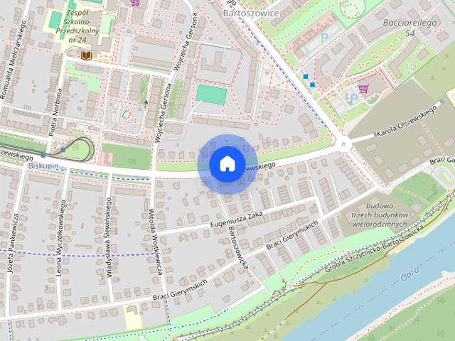 Biskupin Olszewskiego 3 pokoje 56 m2 umeblowane