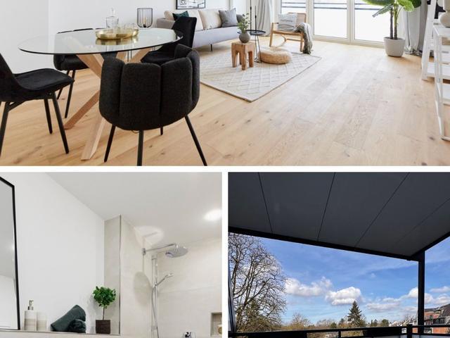 Bismarckviertel Top Ausstattung & Riesenbalkon Taumgrundriss PRO